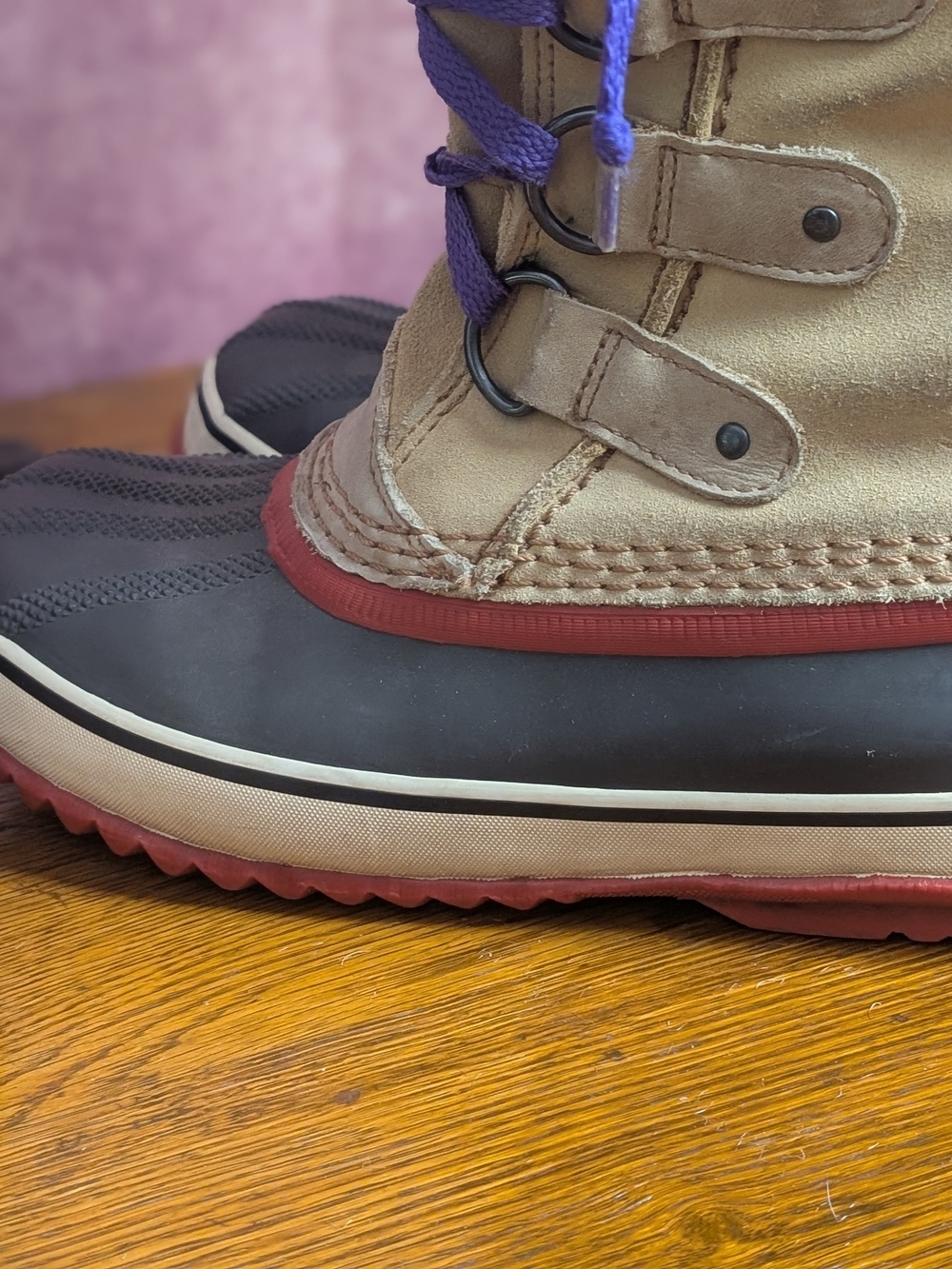 Sorel Joan of Arctic Waterproof Winter Snow Boots Tan Fur Women’s Size 6 - Picture 5 of 15